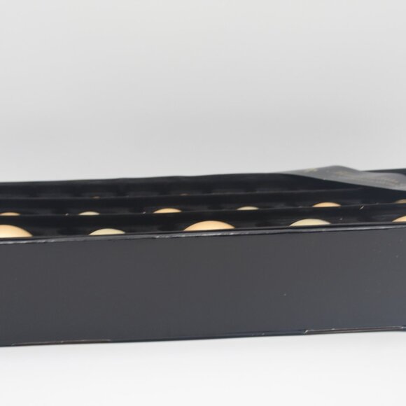 Vintage Target Box Of 21 Assorted Round Globe Gold Fine Glass Ornaments NOS - Picture 6 of 7